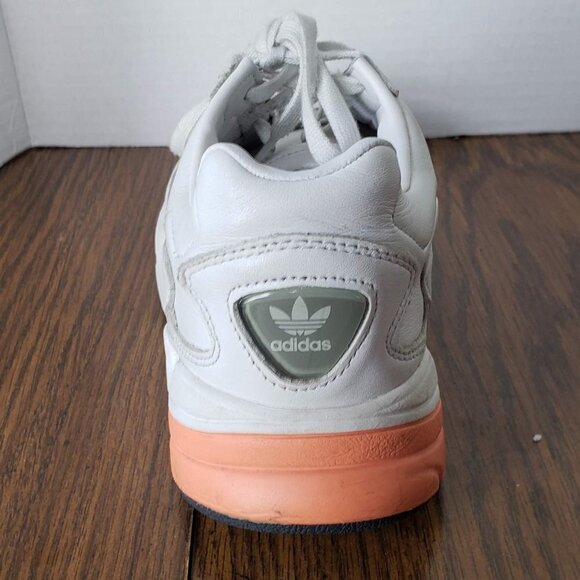 Adidas Originals Falcon Womens Size 6.5 Athletic Shoes White Orange - Picture 11 of 11